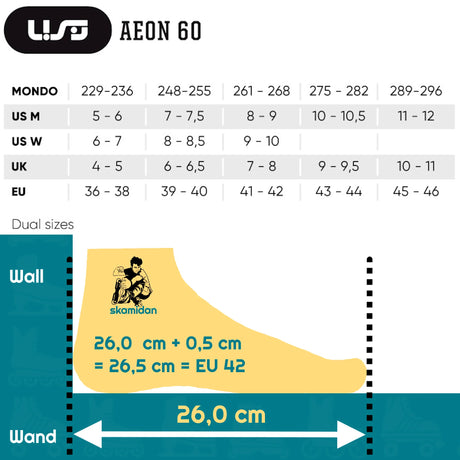 SKA710254 USD Aeon 60 Team Black | Unibody | Aggressive Inlineskates Rollerblades aggressive frames kizer Aggressive Skates Stunt Skates Rollerblading Aggressive Inline Disroyal Icon Iqon Mesmer Best Aggressive Skates 2021 Top Stunt Skates USD Aeon Skates USD Aeon 60 Inliner Sport Skates Sport Inliner Rollerblades Rollerblading Lörrach Freiburg Basel Inliner Skateschule und Skateshop Weil am Rhein SkaMiDan Deutschland Germany
