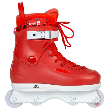 SKA710256 USD Sway Rachard Johnson Pro – Red & White | 60mm 90A | Stunt Skates | UFS Mounting | Aggressive Inlineskates Rollerblades aggressiv Aggressive Skates Stunt Skates Rollerblading Aggressive Inline Best Aggressive Skates Urban Inline Skates Free Skates Top Stunt Skates Inliner Lörrach Freiburg Basel Inliner Skateshop SkaMiDan Weil am Rhein Deutschland Germany