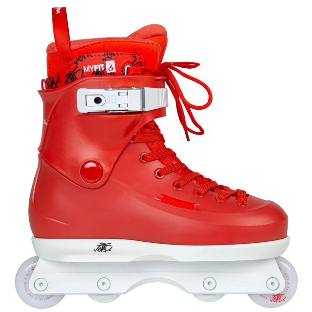 SKA710256 USD Sway Rachard Johnson Pro – Red & White | 60mm 90A | Stunt Skates | UFS Mounting | Aggressive Inlineskates Rollerblades aggressiv Aggressive Skates Stunt Skates Rollerblading Aggressive Inline Best Aggressive Skates Urban Inline Skates Free Skates Top Stunt Skates Inliner Lörrach Freiburg Basel Inliner Skateshop SkaMiDan Weil am Rhein Deutschland Germany