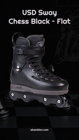 SKA710263 USD Sway Chess Black | Team Flat | Stunt Skates | UFS | Aggressive Inlineskates Aggressive Inlineskates Stunt Skates Rollerblades aggressive frames kizer Aggressive Skates Stunt Skates Rollerblading Aggressive Inline Disroyal Icon Iqon Mesmer Best Aggressive Skates 2021 Top Stunt Skates USD Aeon Skates USD Aeon 60 Inliner Sport Skates Sport Inliner Rollerblades Rollerblading Lörrach Freiburg Basel Inliner Skateschule und Skateshop Weil am Rhein SkaMiDan Deutschland Germany