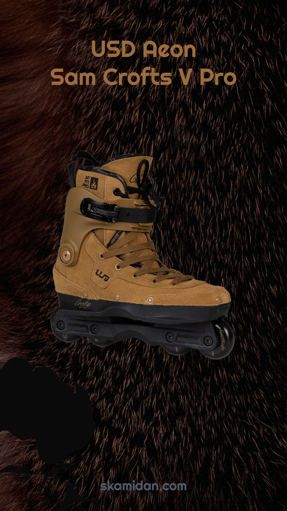 SKA710265 USD Aeon Sam Crofts V Pro 60 | Brown | Unibody | Aggressive Inlineskates Stunt Skates Rollerblades aggressive frames kizer Aggressive Skates Stunt Skates Rollerblading Aggressive Inline Disroyal Icon Iqon Mesmer Best Aggressive Skates 2021 Top Stunt Skates USD Aeon Skates USD Aeon 60 Inliner Sport Skates Sport Inliner Rollerblades Rollerblading Lörrach Freiburg Basel Inliner Skateschule und Skateshop Weil am Rhein SkaMiDan Deutschland Germany