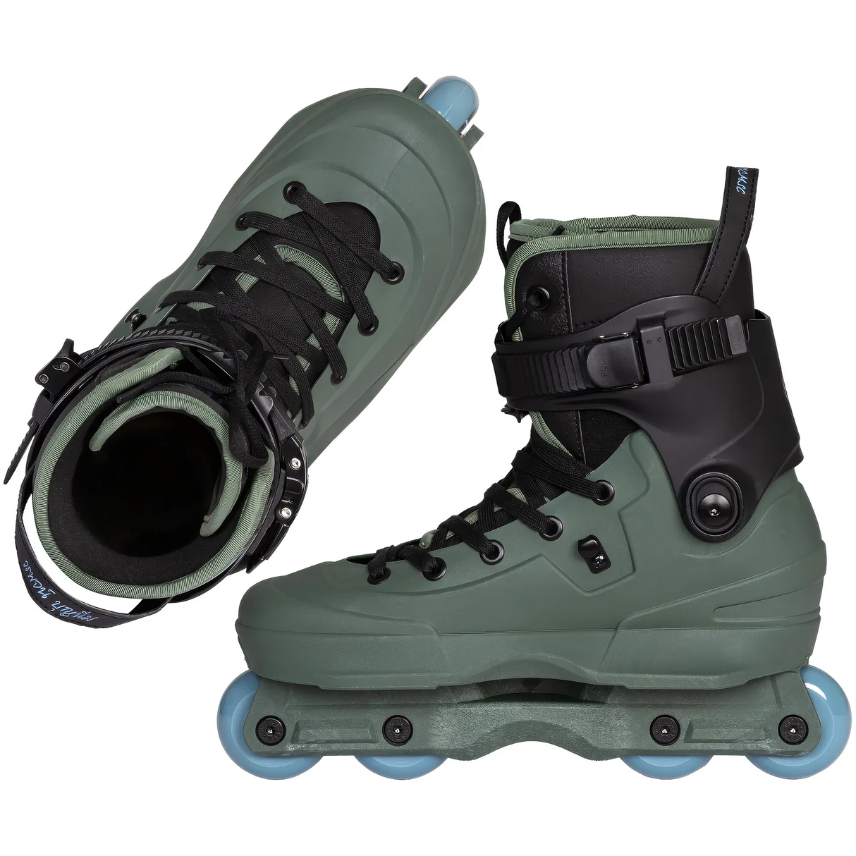 SKA710271 USD Aeon 60 Note – Graugrün-Schwarz | Unibody Mounting | Aggressive Inlineskates Rollerblades aggressiv Aggressive Skates Stunt Skates Rollerblading Aggressive Inline Best Aggressive Skates Urban Inline Skates Free Skates Top Stunt Skates Inliner Lörrach Freiburg Basel Inliner Skateshop SkaMiDan Weil am Rhein Deutschland Germany