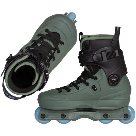 SKA710271 USD Aeon 60 Note – Graugrün-Schwarz | Unibody Mounting | Aggressive Inlineskates Rollerblades aggressiv Aggressive Skates Stunt Skates Rollerblading Aggressive Inline Best Aggressive Skates Urban Inline Skates Free Skates Top Stunt Skates Inliner Lörrach Freiburg Basel Inliner Skateshop SkaMiDan Weil am Rhein Deutschland Germany