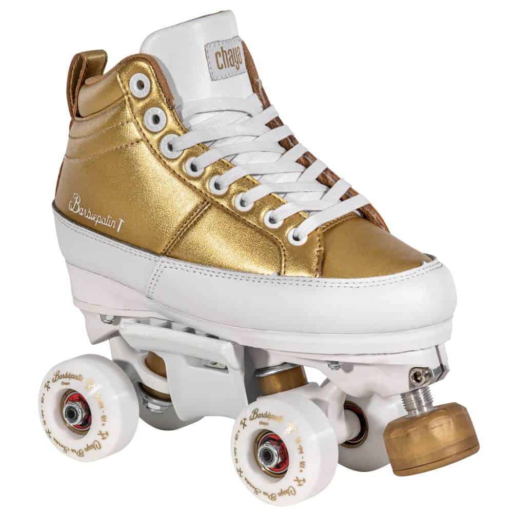 CHAYA Kismet Barbiepatin Gold Park Roller Skates – SkaMiDan