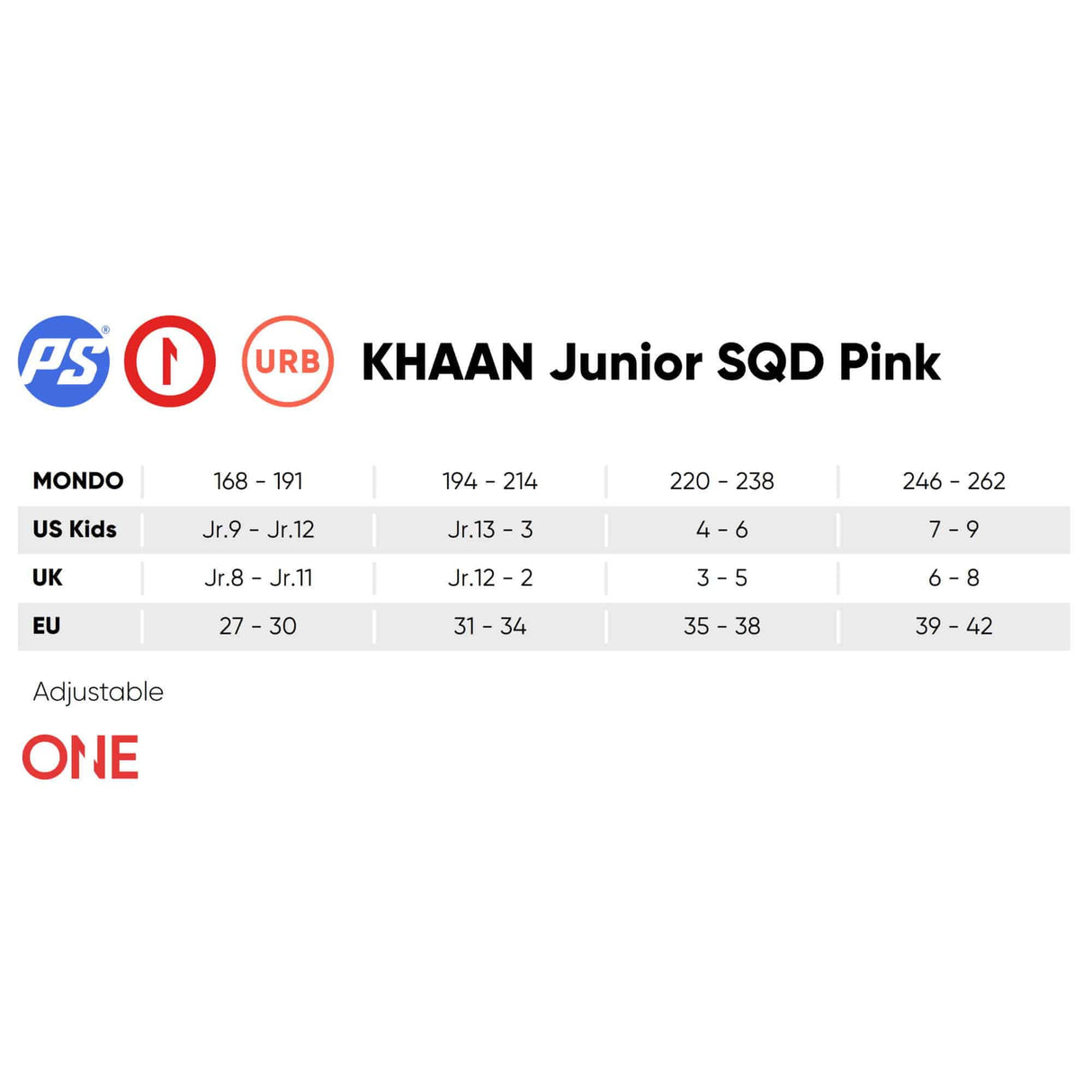 SKA880261 POWERSLIDE One Khaan Junior SQD Pink Kinder Inlineskates Größenverstellbar Kids Skates Kinder Inliner Inline Skating Freestyle Slalom Skating Inliner Skateschule und Skateshop Weil am Rhein SkaMiDan