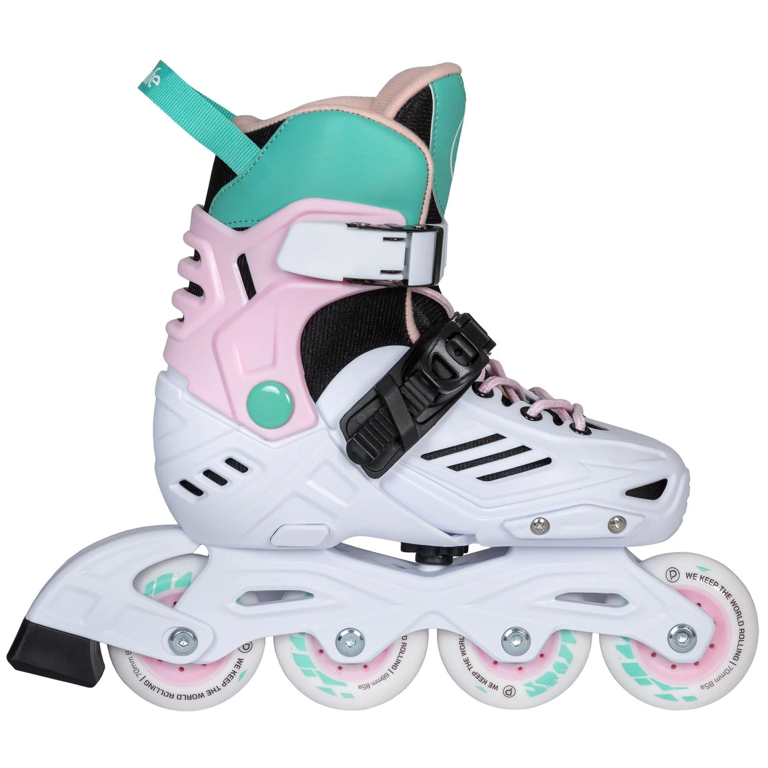 SKA880368 PLAYLIFE Khaan Jr. LTD Adjustable Pastel | Größenverstellbare Kinder Inlineskates | Urban Inlineskates kinder skates kids skates junior skates powerslide kinder inlineskates SkaMiDan Skateshop Weil am Rhein Freiburg Deutschland Germany Lörrach Basel