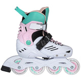 SKA880368 PLAYLIFE Khaan Jr. LTD Adjustable Pastel | Größenverstellbare Kinder Inlineskates | Urban Inlineskates kinder skates kids skates junior skates powerslide kinder inlineskates SkaMiDan Skateshop Weil am Rhein Freiburg Deutschland Germany Lörrach Basel