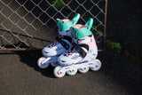SKA880368 PLAYLIFE Khaan Jr. LTD Adjustable Pastel | Größenverstellbare Kinder Inlineskates | Urban Inlineskates kinder skates kids skates junior skates powerslide kinder inlineskates SkaMiDan Skateshop Weil am Rhein Freiburg Deutschland Germany Lörrach Basel