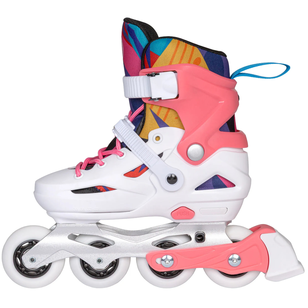SKA880370 PLAYLIFE Flash Pink adj. – Weiß Pink | Größenverstellbare Kinder Inlineskates | Fitness & Urban Inlineskates Inliner Kids Skates Rollerblades Inlineskates für Kinder Junior Skates Verstellbare Skates Größenverstellbare Inlineskates für Kinder Kinder Inliner Kids Inliner Kids Rollerblades Urban Inline Skating Urban Inline Skating Freeskates City Skates Fitness Inliner Sport Skates Sport Inliner Rollerblades Rollerblading Lörrach Freiburg Basel Inliner Skateschule und Skateshop Weil am Rhein SkaMiDa