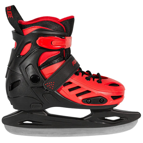 SKA902286 POWERSLIDE Khaan Jr. Adjustable Red Ice Skates – Rot | Größenverstellbare Schlittschuhe für Kinder | Freizeit Schlittschuhe Hartschalen Schlittschuhe Freestyle Schlittschuhe Erwachsene Eiskunstlauf Klassisch Schlittschuhe Schlittschuhe für Kinder Kinder Erwachsene Größenverstellbar Größenverstellbare Schlittschuhe Größenverstellbare Schlittschuhe für Kinder Schlittschuhkufen Kufen für Inlineskates Schlittschuhkufen für Skates Rollerblades rollerblading convertible ice blades transformer ice blades