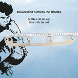 SKA902295 POWERSLIDE Sabres 4 Convertible Ice Blades 4 Black | Schwarz | Schlittschuhkufen für Inlineskates Inliner Schlittschuhkufen Eiskufen für Inlineskates Eiskufen Inliner Eiskufen Rollerblades Eislaufen Schlittschuhkufen Inliner Schlittschuhkufen Iceblades rollerblades ice blades inline skates Inlinskates Triskates Dreiroller Kufen für Inlineskates Schlittschuhkufen für Skates Rollerblades rollerblading convertible ice blades transformer ice blades inline skating inlineksates inline skating ice skatin