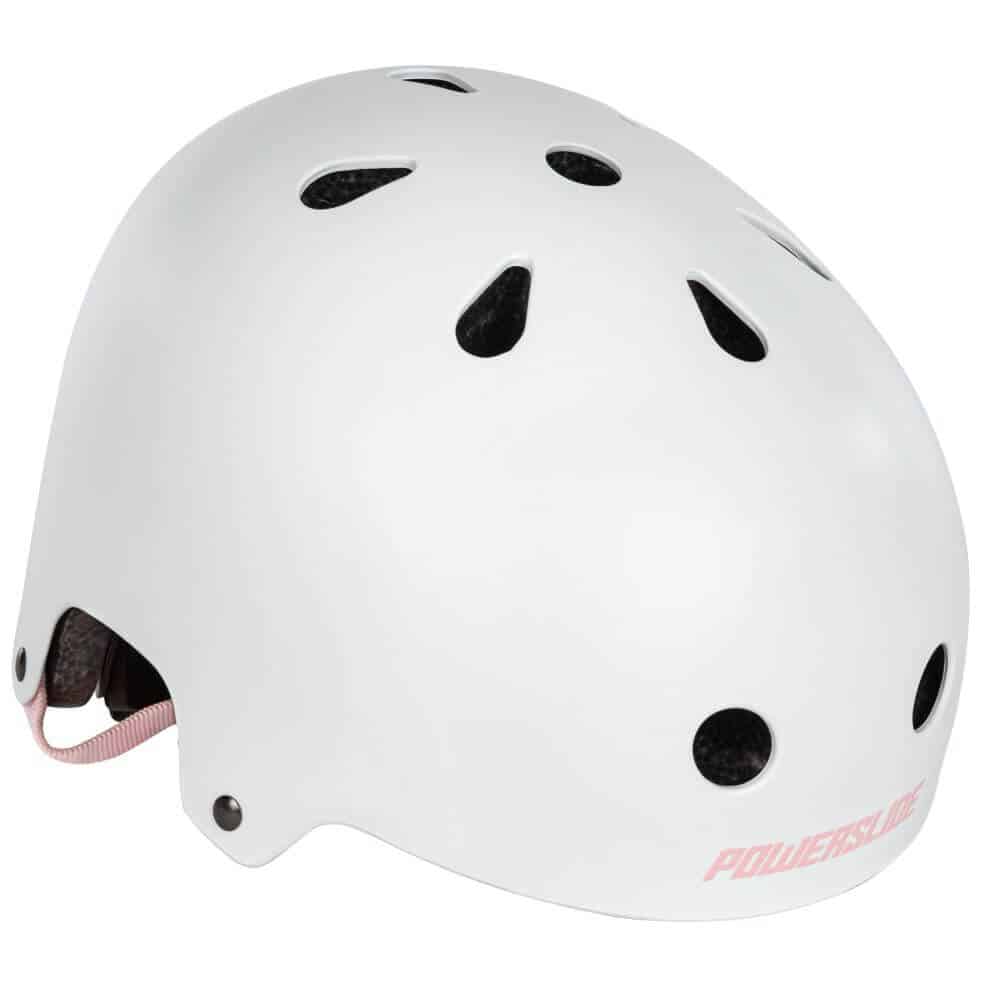 POWERSLIDE Urban White Pink Skatehelm XXII | Stunt Skate Helmet | Size Adjustable