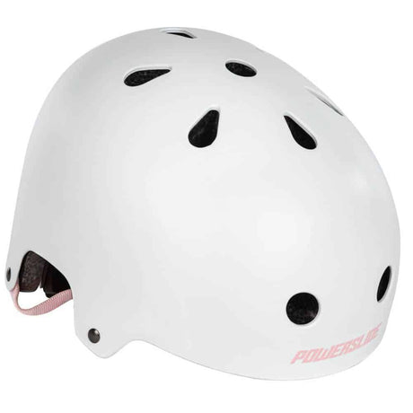 POWERSLIDE Urban White Pink Skatehelm XXII | Stunt Skate Helmet | Size Adjustable