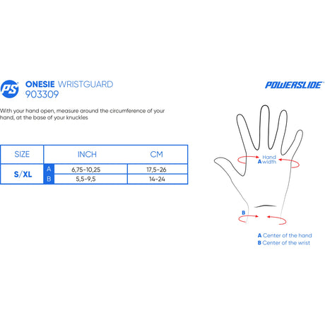 SKA903310 POWERSLIDE Onesie Wristguard Teal | Handgelenkschoner | Dehnbare Einheitsgröße (S–XL) | Schützer Für das Fitness Inline Skating | Fitness Skating Protektors | Schoner für Inline Skater | Protektion for Inline Skater | Knee Pads | Knieschützer | Knieschoner | Elbow Pads | Ellenbogen Protektoren | Lörrach Freiburg Basel Inliner Skateschule und Skateshop Weil am Rhein SkaMiDan Deutschland Germany Size Chart Größentabelle