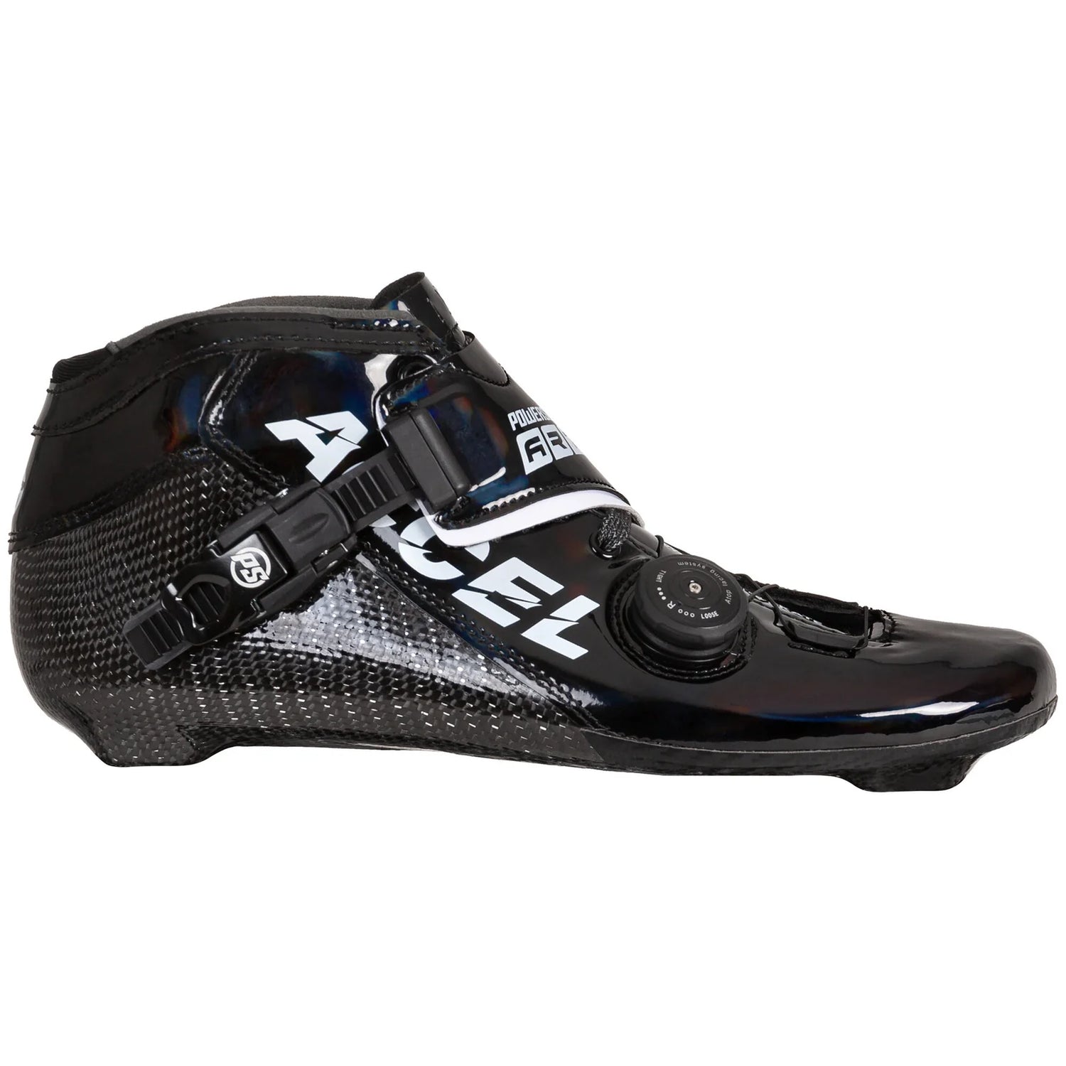 SKA904626 POWERSLIDE ACCEL 195 Boot – Schwarz | Boot only | 195mm Dual Point Mounting | Race & Speed Inlineskates Inline Skating Race Skating Race Wheels Speed Wheels Speed Rollen Rennrollen Geschwindigkeit Höchstgeschwindigkeit High-Speed Performance Rollen Made in Germany Manao Rollen Manao Wheels Manao Speed Skating SkaMiDan Deutschland Germany Weil am Rhein Basel Freiburg Lörrach Skateshop