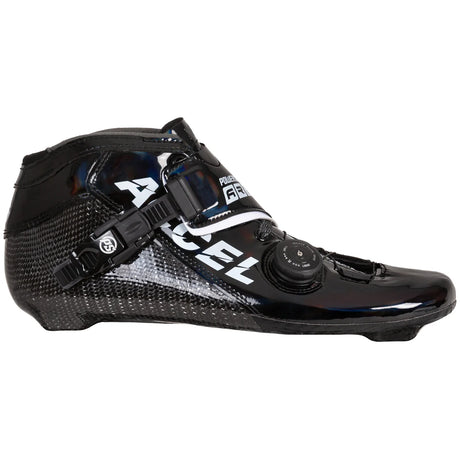 SKA904626 POWERSLIDE ACCEL 195 Boot – Schwarz | Boot only | 195mm Dual Point Mounting | Race & Speed Inlineskates Inline Skating Race Skating Race Wheels Speed Wheels Speed Rollen Rennrollen Geschwindigkeit Höchstgeschwindigkeit High-Speed Performance Rollen Made in Germany Manao Rollen Manao Wheels Manao Speed Skating SkaMiDan Deutschland Germany Weil am Rhein Basel Freiburg Lörrach Skateshop