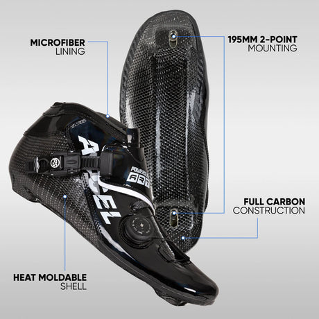SKA904626 POWERSLIDE ACCEL 195 Boot – Schwarz | Boot only | 195mm Dual Point Mounting | Race & Speed Inlineskates Inline Skating Race Skating Race Wheels Speed Wheels Speed Rollen Rennrollen Geschwindigkeit Höchstgeschwindigkeit High-Speed Performance Rollen Made in Germany Manao Rollen Manao Wheels Manao Speed Skating SkaMiDan Deutschland Germany Weil am Rhein Basel Freiburg Lörrach Skateshop
