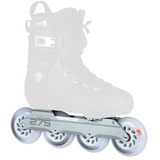 SKA904647/Silver/RTR/275 POWERSLIDE Nova Frame RTR – Silber | 4× 90 mm 275 mm – Natural Rocker | Trinity Mounting | Urban Inline Skating Frames Rahmen für inline Skates Frames for inline Skating Urban Inline Skating Frames Inliner Rahmen für das urbane Gelände Lörrach Freiburg Basel Inliner Skateschule und Skateshop Weil am Rhein SkaMiDan Deutschland Germany
