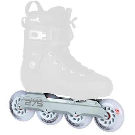 SKA904647/Silver/RTR/275 POWERSLIDE Nova Frame RTR – Silber | 4× 90 mm 275 mm – Natural Rocker | Trinity Mounting | Urban Inline Skating Frames Rahmen für inline Skates Frames for inline Skating Urban Inline Skating Frames Inliner Rahmen für das urbane Gelände Lörrach Freiburg Basel Inliner Skateschule und Skateshop Weil am Rhein SkaMiDan Deutschland Germany
