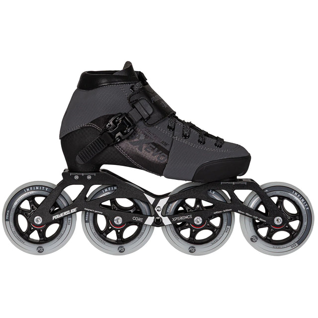 SKA904719 POWERSLIDE 3X adj. Evo Kids Racing Skates | Dark Grey | Trinity X | Speed Inlineskates für Kinder qualitative Inline Skates für Jungs und Mädchen Quality inline skates for boys and girls bunte inliner für Kinder und jugendliche colorful inliners for children and teenagers Lörrach Freiburg Basel Inliner Skateschule und Skateshop Weil am Rhein SkaMiDan Deutschland Germany
