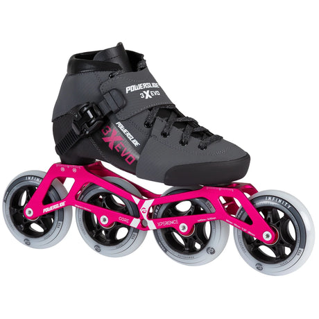 SKA904720 POWERSLIDE 3X adj. Evo Kids Racing Skates | Hot Pink | Trinity X | Speed Inlineskates für Kinder Speed Inline Skating Race Skating Race Wheels Speed Wheels Speed Rollen Rennrollen Geschwindigkeit Höchstgeschwindigkeit High-Speed Performance Rollen Made in Germany Manao Rollen Manao Wheels Manao Speed Skating SkaMiDan Deutschland Germany Weil am Rhein Basel Freiburg Lörrach Skateshop