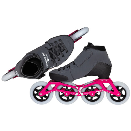 SKA904720 POWERSLIDE 3X adj. Evo Kids Racing Skates | Hot Pink | Trinity X | Speed Inlineskates für Kinder Speed Inline Skating Race Skating Race Wheels Speed Wheels Speed Rollen Rennrollen Geschwindigkeit Höchstgeschwindigkeit High-Speed Performance Rollen Made in Germany Manao Rollen Manao Wheels Manao Speed Skating SkaMiDan Deutschland Germany Weil am Rhein Basel Freiburg Lörrach Skateshop