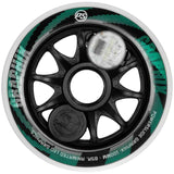 POWERSLIDE Graphix LED Wheels White 100mm 86A | Luminous wheels | 1 piece