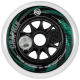 POWERSLIDE Graphix LED Wheels White 125mm 86A | Luminous wheels | 1 piece