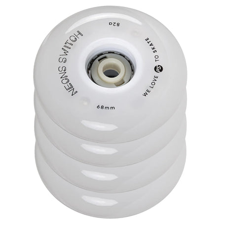 SKA905495/4-Pack POWERSLIDE Neons Switch LED Rollen – 68mm 82A | LED Rollen für Inlineskates | Leuchtrollen für das Inline Skating Inline Skating Rollerblading Inlineskaterollen Skating Wheels for Rollerblader  Rollen für Inlineskater Lörrach Freiburg Basel Inliner Richtige Größe right Size for Rollerblades Langhaltende Inlineskaterollen Longlasting Wheels for Rollerblading Skateschule und Skateshop Weil am Rhein SkaMiDan Deutschland Germany
