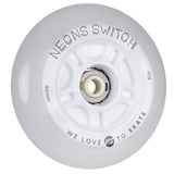 SKA905501/4-Pack POWERSLIDE Neons Switch LED Rollen – 90mm 85A | LED Rollen für Inlineskates | Leuchtrollen für das Inline Skating Inline Skating Rollerblading Inlineskaterollen Skating Wheels for Rollerblader  Rollen für Inlineskater Lörrach Freiburg Basel Inliner Richtige Größe right Size for Rollerblades Langhaltende Inlineskaterollen Longlasting Wheels for Rollerblading Skateschule und Skateshop Weil am Rhein SkaMiDan Deutschland Germany
