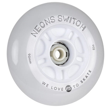 SKA905501/4-Pack POWERSLIDE Neons Switch LED Rollen – 90mm 85A | LED Rollen für Inlineskates | Leuchtrollen für das Inline Skating Inline Skating Rollerblading Inlineskaterollen Skating Wheels for Rollerblader  Rollen für Inlineskater Lörrach Freiburg Basel Inliner Richtige Größe right Size for Rollerblades Langhaltende Inlineskaterollen Longlasting Wheels for Rollerblading Skateschule und Skateshop Weil am Rhein SkaMiDan Deutschland Germany
