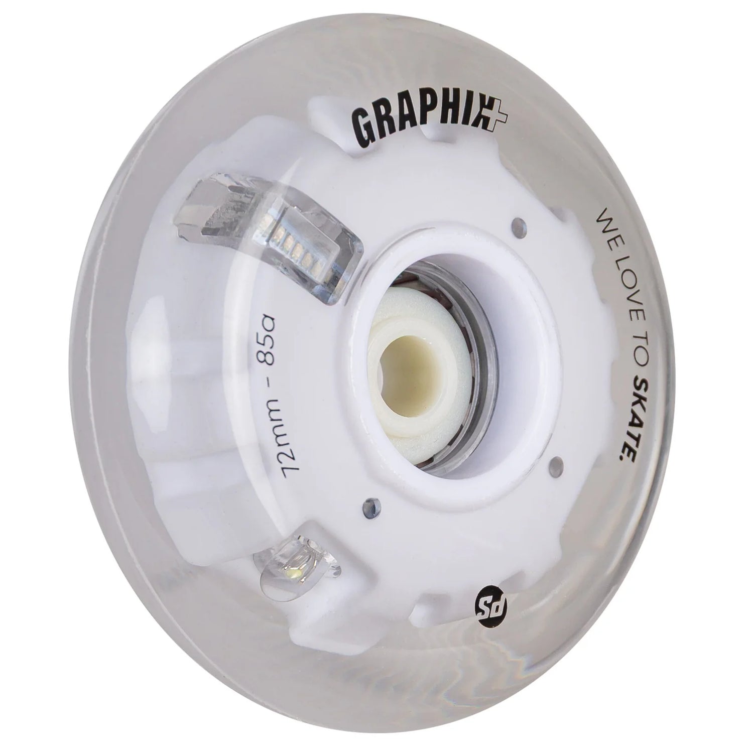 SKA905522/Piece POWERSLIDE Graphix Plus LED Rollen – 72mm 85A | LED Rollen für Inlineskates | Leuchtrollen für das Inline Skating | Inline Skating Rollen Inline Skating Wheels Rollerblading Wheels Inline Skating Rollerblading Inlineskaterollen Skating Wheels for Rollerblader  Rollen für Inlineskater Lörrach Freiburg Basel Inliner Richtige Größe right Size for Rollerblades Langhaltende Inlineskaterollen Longlasting Wheels for Rollerblading Skateschule und Skateshop Weil am Rhein SkaMiDan Deutschland Germany
