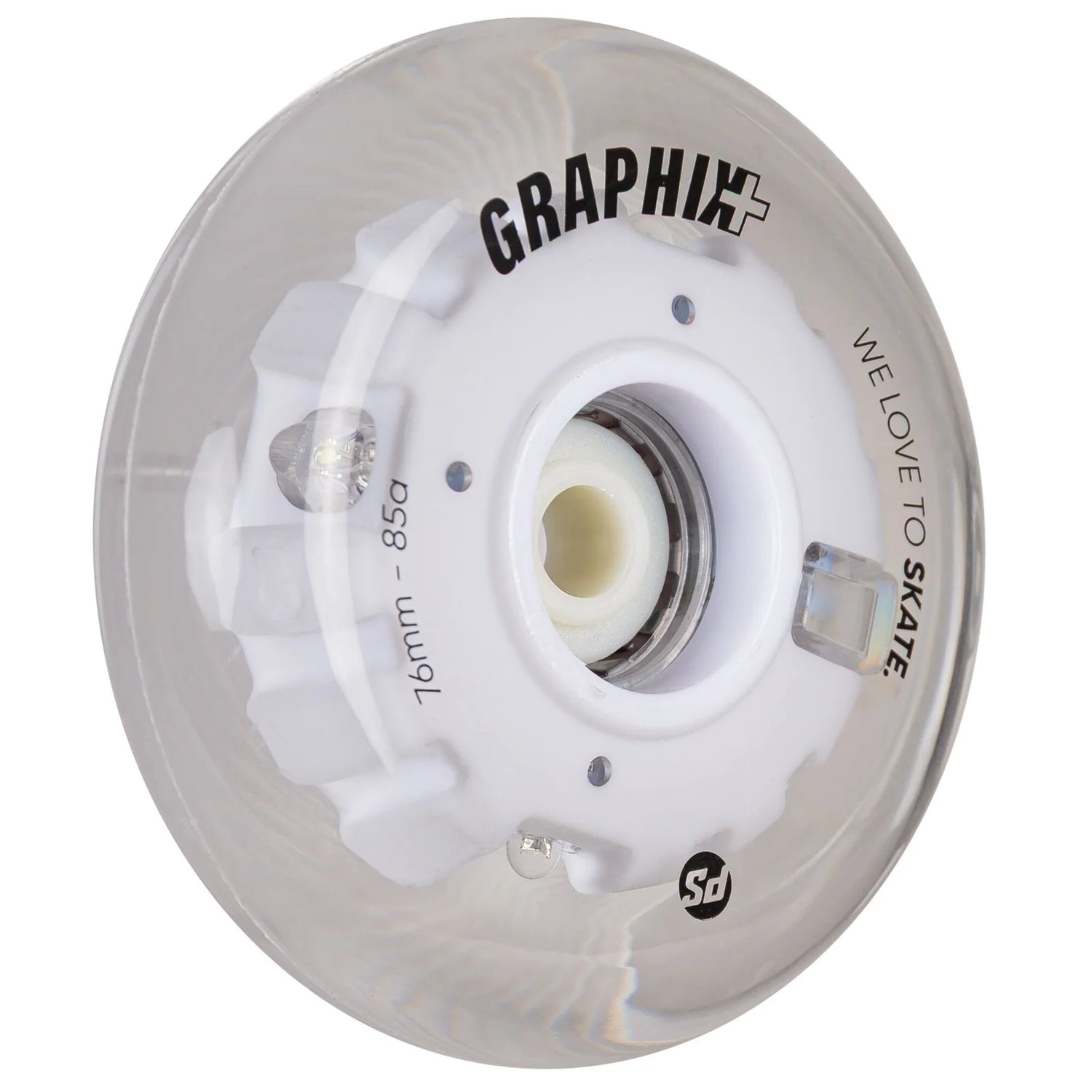 SKA905523/Piece POWERSLIDE Graphix Plus LED Rollen – 76mm 85A | LED Rollen für Inlineskates | Leuchtrollen für das Inline Skating | Inline Skating Rollen Inline Skating Wheels Rollerblading Wheels Inline Skating Rollerblading Inlineskaterollen Skating Wheels for Rollerblader  Rollen für Inlineskater Lörrach Freiburg Basel Inliner Richtige Größe right Size for Rollerblades Langhaltende Inlineskaterollen Longlasting Wheels for Rollerblading Skateschule und Skateshop Weil am Rhein SkaMiDan Deutschland Germany

