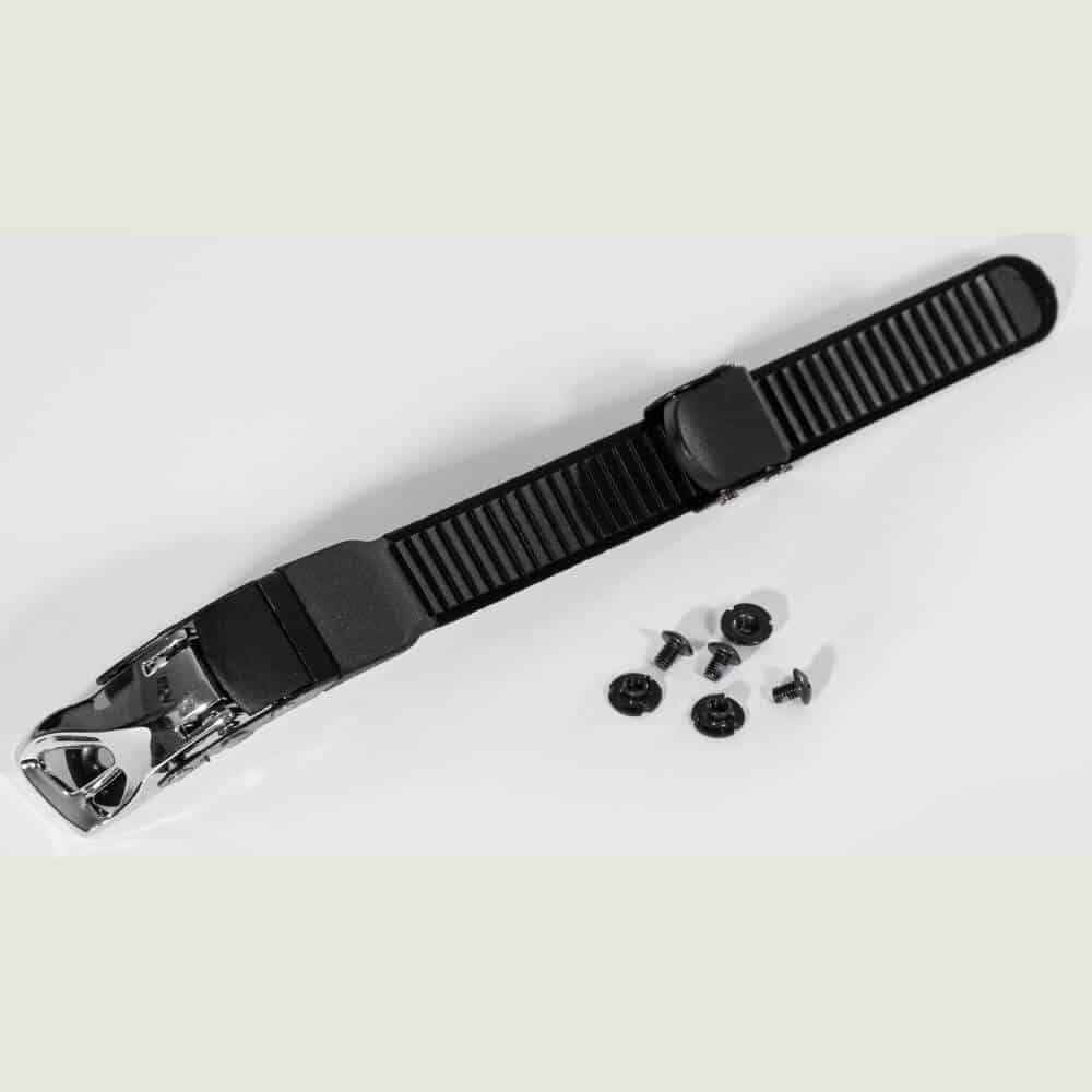 POWERSLIDE Prime Alu Buckle Silver 18cm | Includes hardware | 1 piece