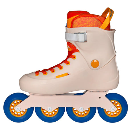 SKA908470 POWERSLIDE Zoom Sunset 90 | Beige, Orange, Blau | Genietet | Urban Inlineskates Inline Skates Rollerblades Urban Inline Skating Freeskates Trainng Skates Strecken Skates Trinity Skates Einsteiger Beginner Inlineskates Inliner Fitness Inliner City Skates Fitness Inliner Sport Skates Sport Inliner Rollerblades Rollerblading Lörrach Freiburg Basel Inliner Skateschule und Skateshop Weil am Rhein SkaMiDan Deutschland Germany