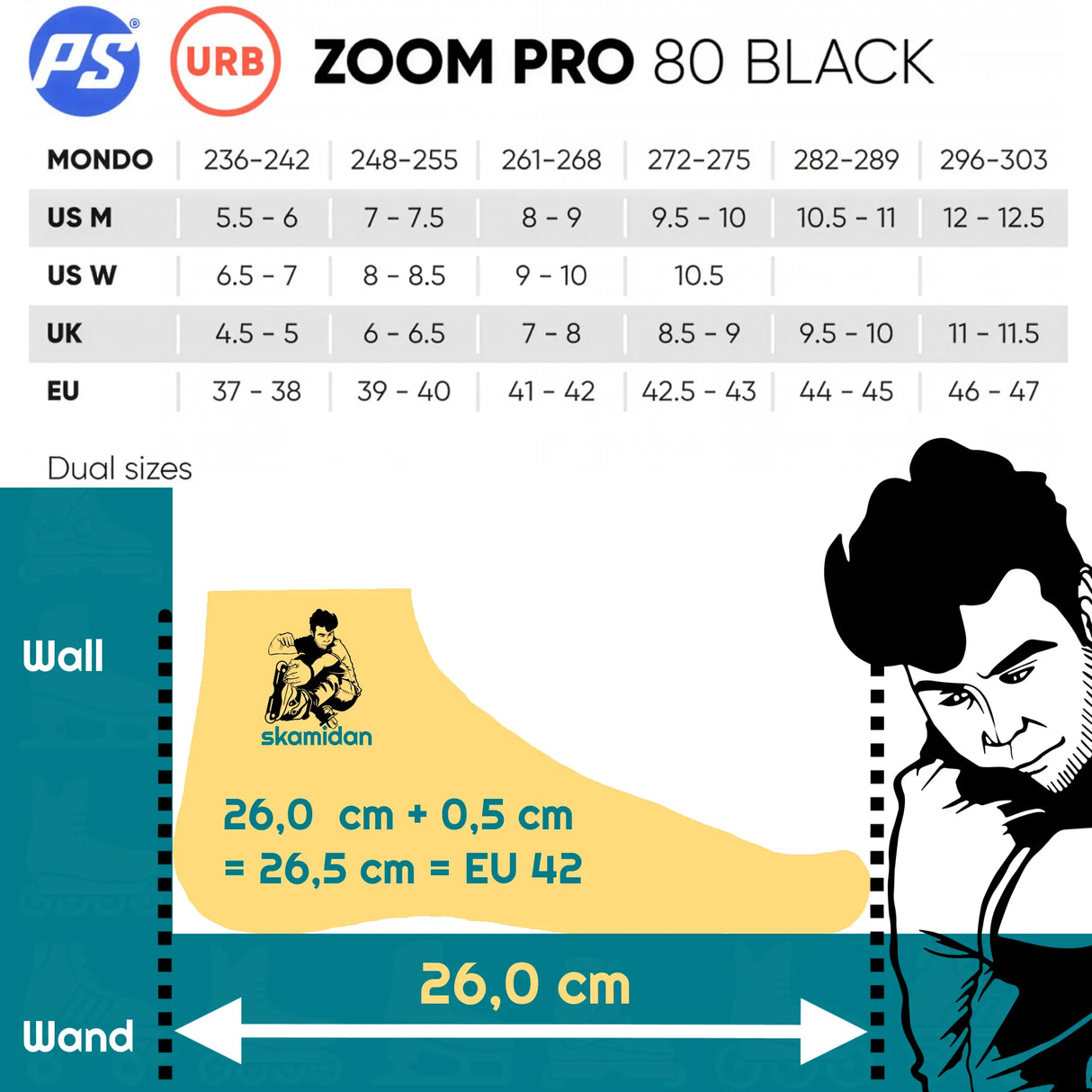 SKA908481 POWERSLIDE Zoom Pro 80 – Black XXVI | Trinity Mounting | Freestyle & Urban Inlineskates Urban Inline Frames Urban Inline Rahmen Urban Inline Frame Urban Inline Rahmen Freestyle Freeride Schiene Inline Urban Skating SKA520087 Lörrach Freiburg Basel Inliner Skateschule und Skateshop Weil am Rhein SkaMiDan Deutschland Germany