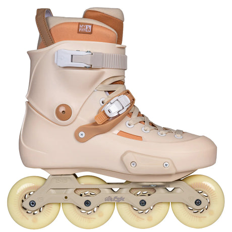 SKA908482 POWERSLIDE Zoom Pro 80 Sand FSK – Braun Beige | Trinity Mounting | Freeride & Urban Inlineskates freeskates free skate freeride city skates inliner rollerblades hardboot hardshell hartschalen skate skamidan weil am rhein deutschland lörrach freiburg basel skamidan skateshop