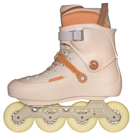 SKA908482 POWERSLIDE Zoom Pro 80 Sand FSK – Braun Beige | Trinity Mounting | Freeride & Urban Inlineskates freeskates free skate freeride city skates inliner rollerblades hardboot hardshell hartschalen skate skamidan weil am rhein deutschland lörrach freiburg basel skamidan skateshop