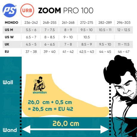 SKA908491 POWERSLIDE Zoom Pro 100 – Black & Mint | Trinity Mounting | Urban Inlineskates Sport Inline Skates Rollerblades Urban Inline Skating Urban Inline Skating Freeskates Trainng Skates Strecken Skates Trinity Skates Einsteiger Beginner Inlineskates Inliner Fitness Inliner City Skates Fitness Inliner Sport Skates Sport Inliner Rollerblades Rollerblading Lörrach Freiburg Basel Inliner Skateschule und Skateshop Weil am Rhein SkaMiDan Deutschland Germany