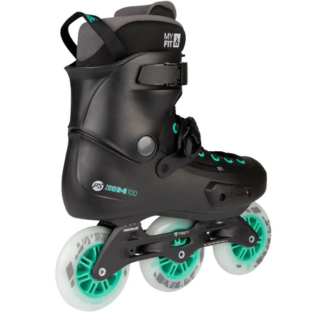 SKA908491 POWERSLIDE Zoom Pro 100 – Black & Mint | Trinity Mounting | Urban Inlineskates Sport Inline Skates Rollerblades Urban Inline Skating Urban Inline Skating Freeskates Trainng Skates Strecken Skates Trinity Skates Einsteiger Beginner Inlineskates Inliner Fitness Inliner City Skates Fitness Inliner Sport Skates Sport Inliner Rollerblades Rollerblading Lörrach Freiburg Basel Inliner Skateschule und Skateshop Weil am Rhein SkaMiDan Deutschland Germany