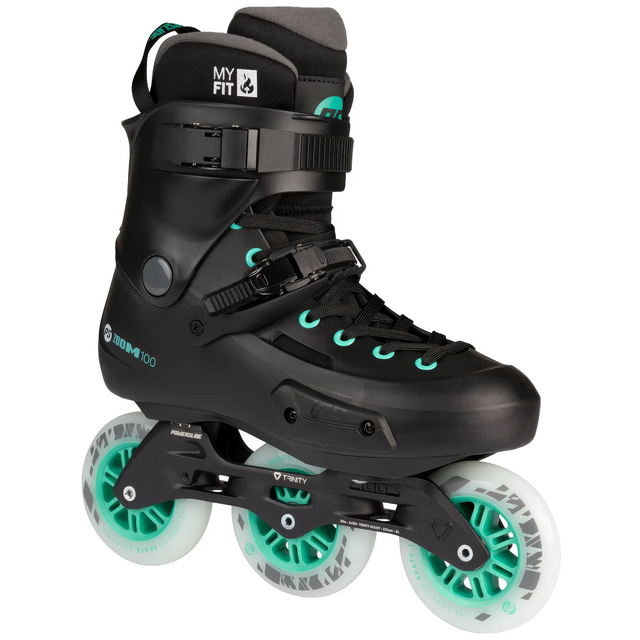 SKA908491 POWERSLIDE Zoom Pro 100 – Black & Mint | Trinity Mounting | Urban Inlineskates Sport Inline Skates Rollerblades Urban Inline Skating Urban Inline Skating Freeskates Trainng Skates Strecken Skates Trinity Skates Einsteiger Beginner Inlineskates Inliner Fitness Inliner City Skates Fitness Inliner Sport Skates Sport Inliner Rollerblades Rollerblading Lörrach Freiburg Basel Inliner Skateschule und Skateshop Weil am Rhein SkaMiDan Deutschland Germany
