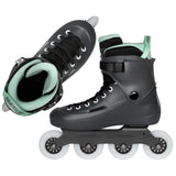 SKA908492 POWERSLIDE Zoom 80 Anthracite | Nietbefestigung | Auch für breite Füße geeignet | Freeride & Urban Inlineskates freeskates free skate freeride city skates inliner rollerblades hardboot hardshell hartschalen skate skamidan weil am rhein deutschland lörrach freiburg basel skamidan skateshop