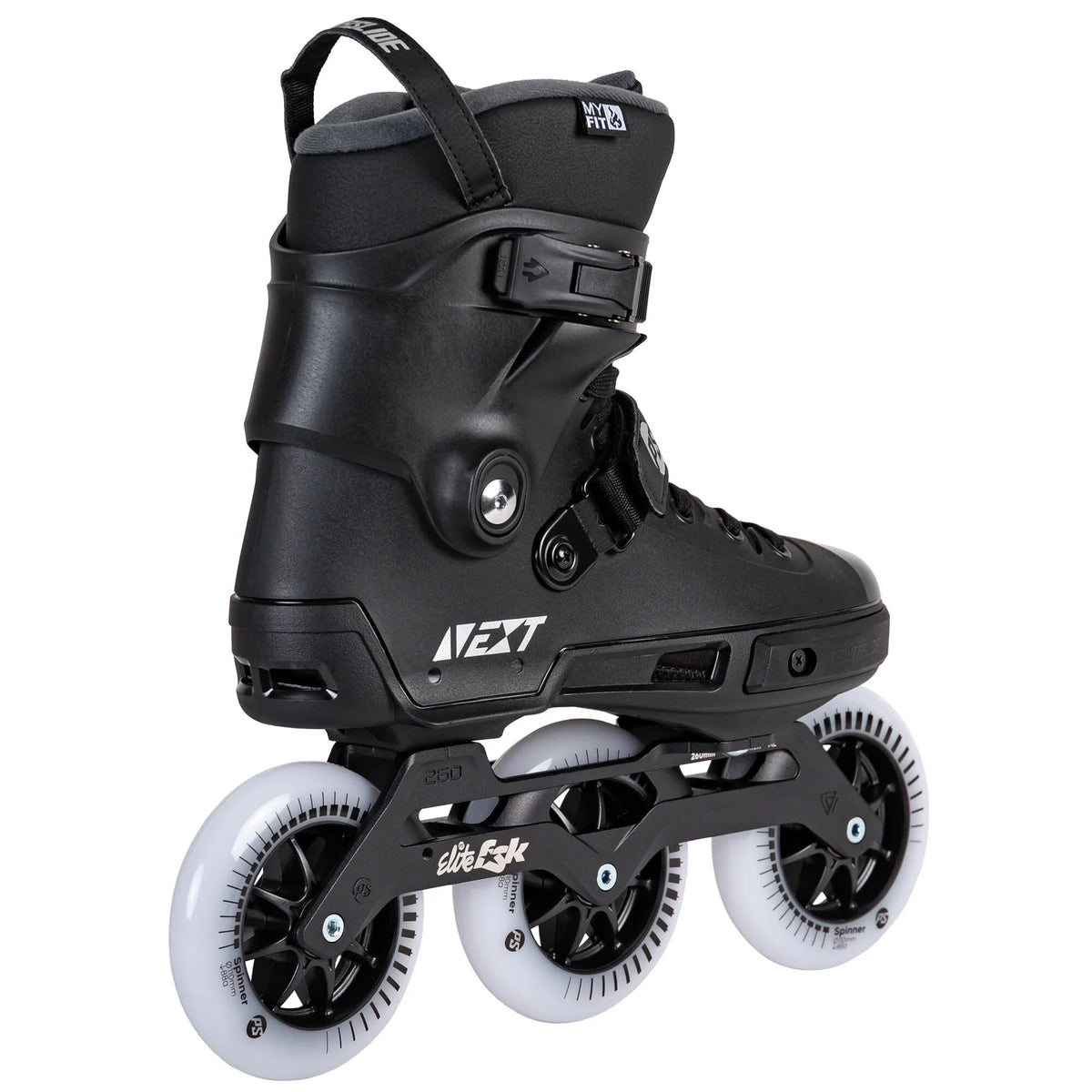 SKA908497 POWERSLIDE Next 110 Black 2.0 – Schwarz | Trinity Mounting | Freeride & Urban Inlineskates freeskates free skate freeride city skates inliner rollerblades hardboot hardshell hartschalen skate skamidan weil am rhein deutschland lörrach freiburg basel skamidan skateshop
