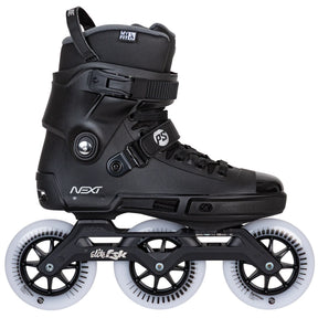 SKA908497 POWERSLIDE Next 110 Black 2.0 – Schwarz | Trinity Mounting | Freeride & Urban Inlineskates freeskates free skate freeride city skates inliner rollerblades hardboot hardshell hartschalen skate skamidan weil am rhein deutschland lörrach freiburg basel skamidan skateshop
