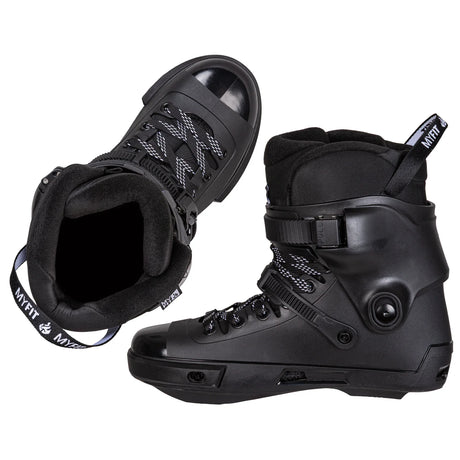 SKA908499 POWERSLIDE Next Black 2.0 – Boots only – Schwarz | Trinity Mounting | Freestyle, Freeride & Urban Inlineskates freeskates free skate freeride city skates inliner rollerblades hardboot hardshell hartschalen skate skamidan weil am rhein deutschland lörrach freiburg basel skamidan skateshop