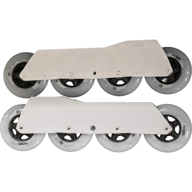 SKA9085275 Iqon Decode SE Mushroom Blading Frame 4x90mm 275mm + Access Wheels 4×90mm 85a | Silber | Urban Inline Skating Frames Rahmen für inline Skates Frames for inline Skating Urban Inline Skating Frames Inliner Rahmen für das urbane Gelände Lörrach Freiburg Basel Inliner Skateschule und Skateshop Weil am Rhein SkaMiDan Deutschland Germany
