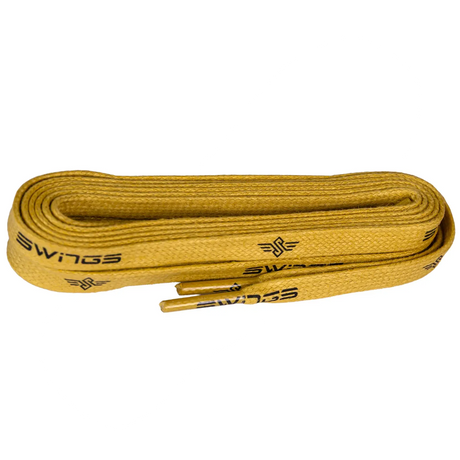 SKA910942 SWINGS Waxed Superlaces Gold 120cm – 160cm | Gewachste Schnürsenkel | 1-Paar | Ersatzachsen | 8-Pack Ersatzteile für Inliner Spare parts for Inline Skates Inline Skates reparieren repair your Rollerblades Spacer und Schrauben für rollerblades Spacers and axels for Inline Skates rollerblading inline Skaten Inliner fahren Aggressive inline Skating Urban Skating Lörrach Freiburg Basel Inliner Skateschule und Skateshop Weil am Rhein SkaMiDan Deutschland Germany
