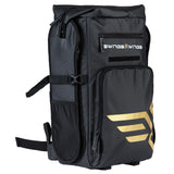 SKA910951 SWINGS Aurum Bag – Schwarz | Backpack | Skaterucksack mit Halterungen für 4× 90 mm bis 3× 125 mm Inlineskates tragetasche rucksack für rollerblades inliner skates blades inlineskates skamidan weil am rhein deutschland lörrach freiburg basel skamidan skateshop