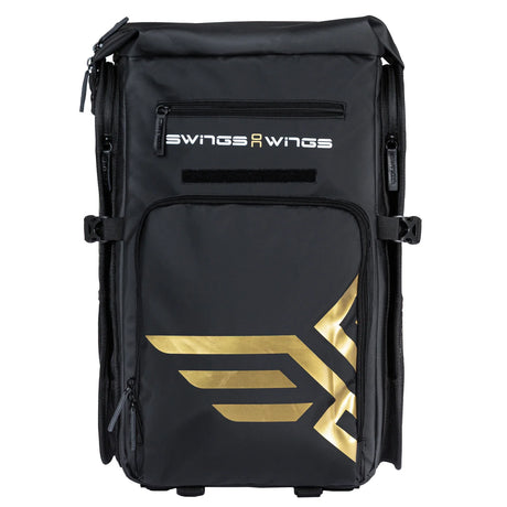 SKA910951 SWINGS Aurum Bag – Schwarz | Backpack | Skaterucksack mit Halterungen für 4× 90 mm bis 3× 125 mm Inlineskates tragetasche rucksack für rollerblades inliner skates blades inlineskates skamidan weil am rhein deutschland lörrach freiburg basel skamidan skateshop