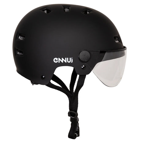 SKA920129 ENNUI Clash Black mit abnehmbarem Visier | Größenverstellbar | Derby & Stunt Skatehelm | Size adjustable head ring Stunt Skatehelm Skate helmet Skatehelm Kopf Rennhelm Fahrradhelm Radhelm Bike Helm Stunt Helm Skatehelm Stunt Skatehelm Größenverstellbar protectors skate helmet aggressive helmet wind helmet skatehelm surzhelm radhelm fahrradhelm sporthelm schutzhelm Skate Schützer Inliner Schützer Schutzausrüstung Fingerschutz Handschuhe inline skating inliner inlineksaten rollerbladen rollerskaten 